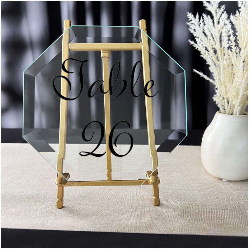 Bard's Satin Gold-toned Metal Easel, 7" H x 4.25" W x 4.5" D - Image 2